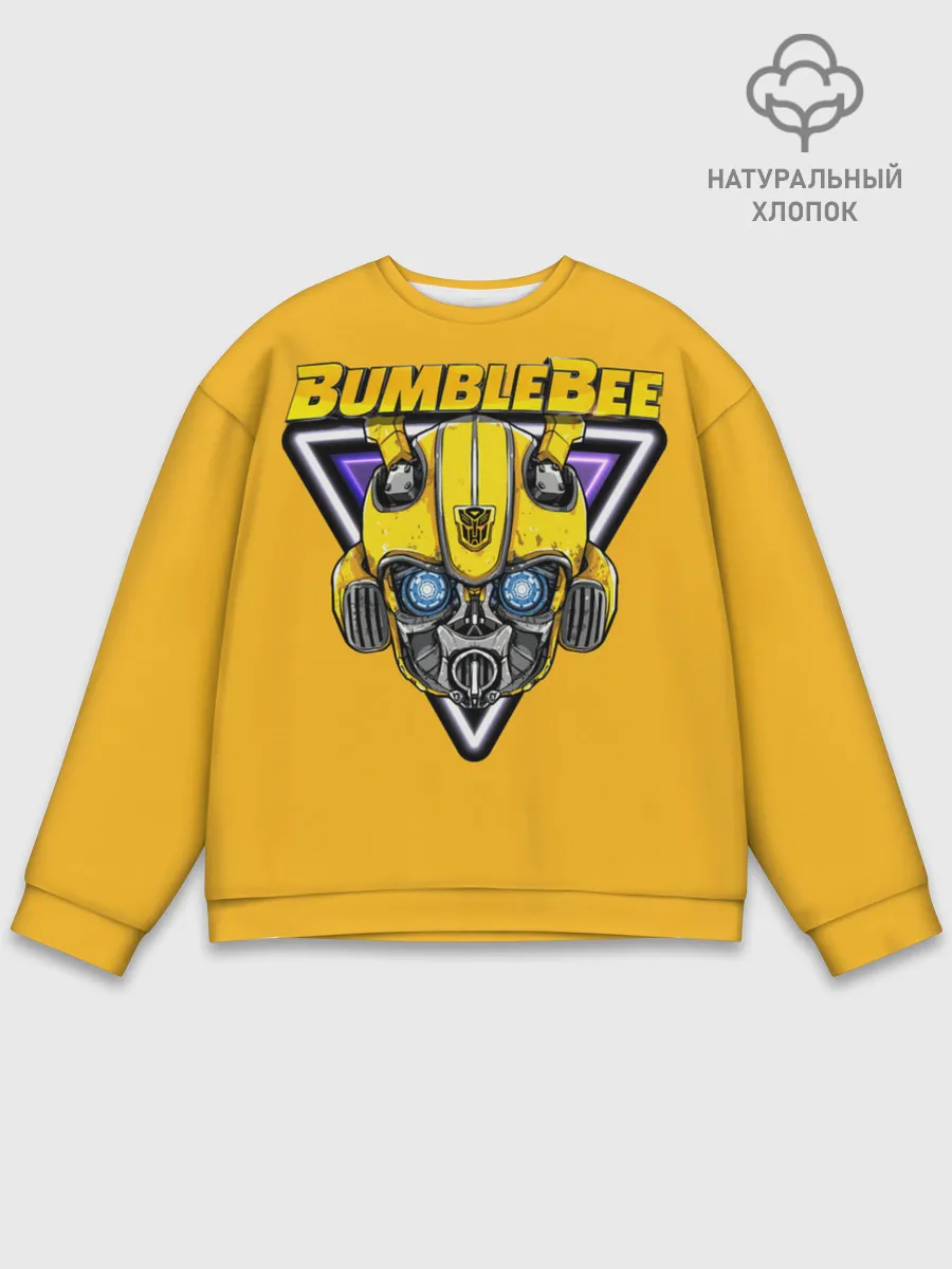 Мужской свитшот базовый / Трансформеры Bumblebee
