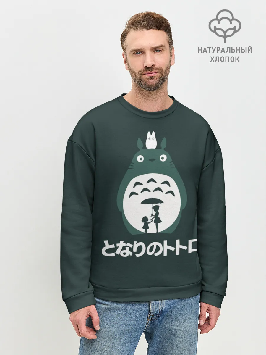 Мужской свитшот базовый / totoro