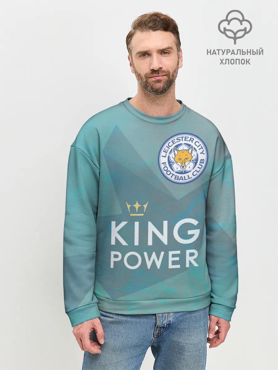 Мужской свитшот базовый / Лестер Сити