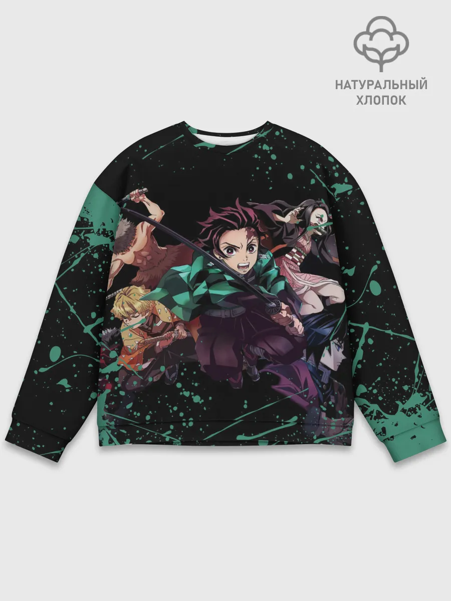 Мужской свитшот базовый / Персонажи Demon Slayer