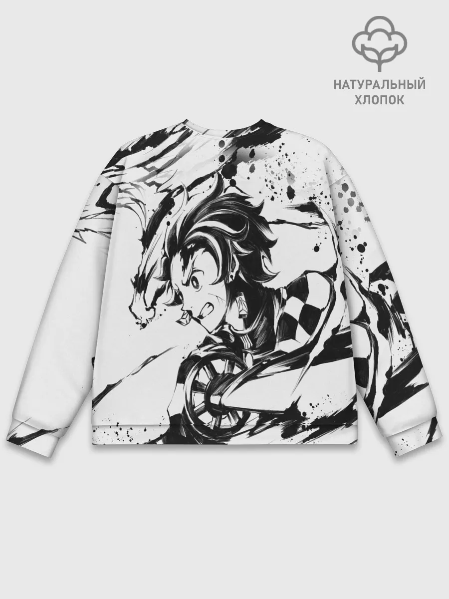 Мужской свитшот базовый / KIMETSU NO YAIBA TANJIRO KAMADO