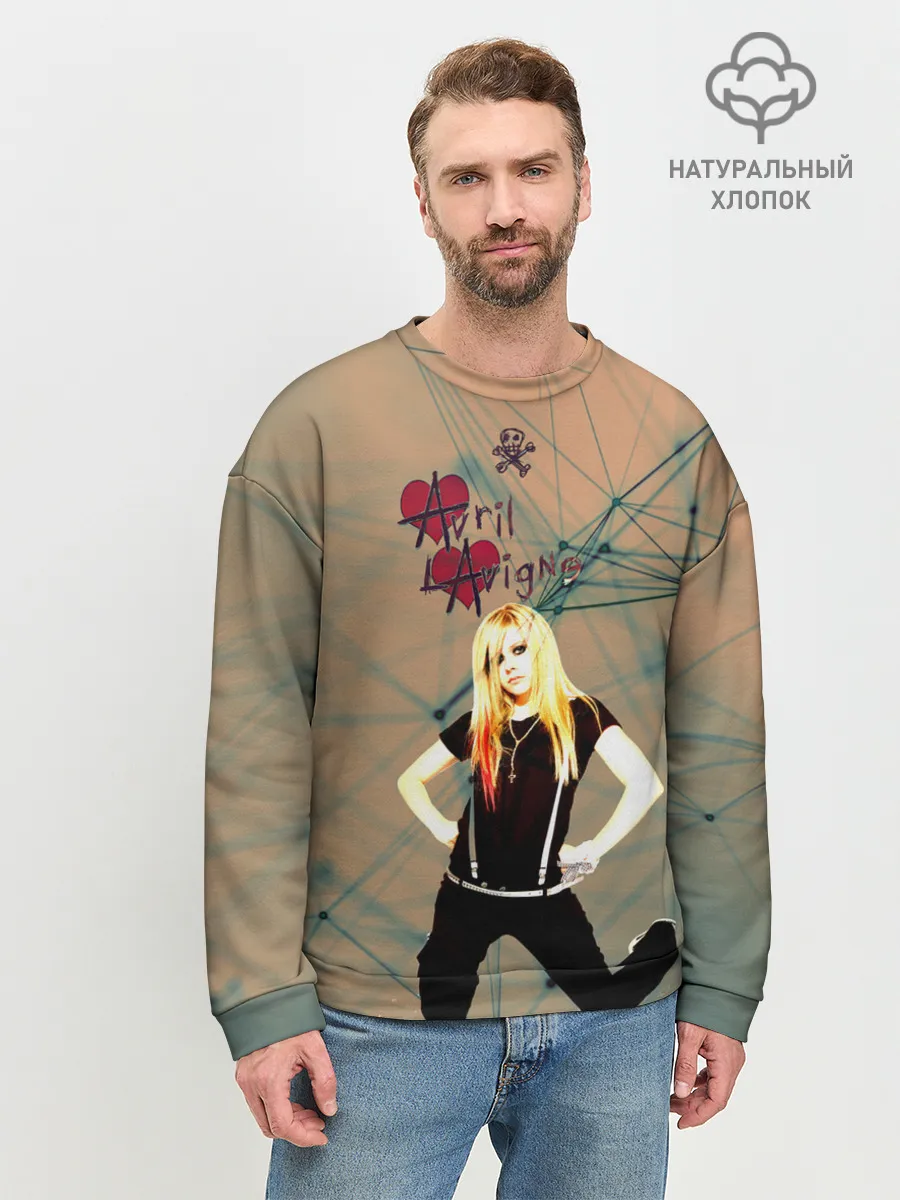 Мужской свитшот базовый / Avril Lavigne