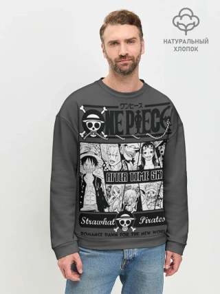 Мужской свитшот базовый / Манга One Piece
