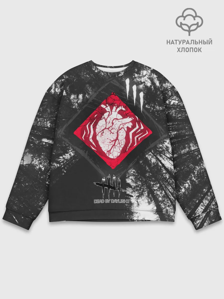 Мужской свитшот базовый / DBD - beating heart