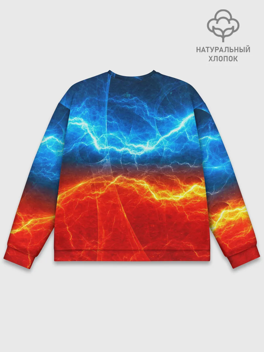 Мужской свитшот базовый / Лёд и огонь