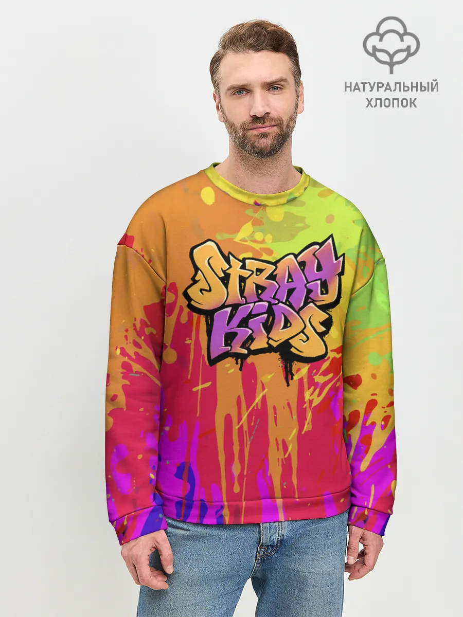 Мужской свитшот базовый / Stray Kids