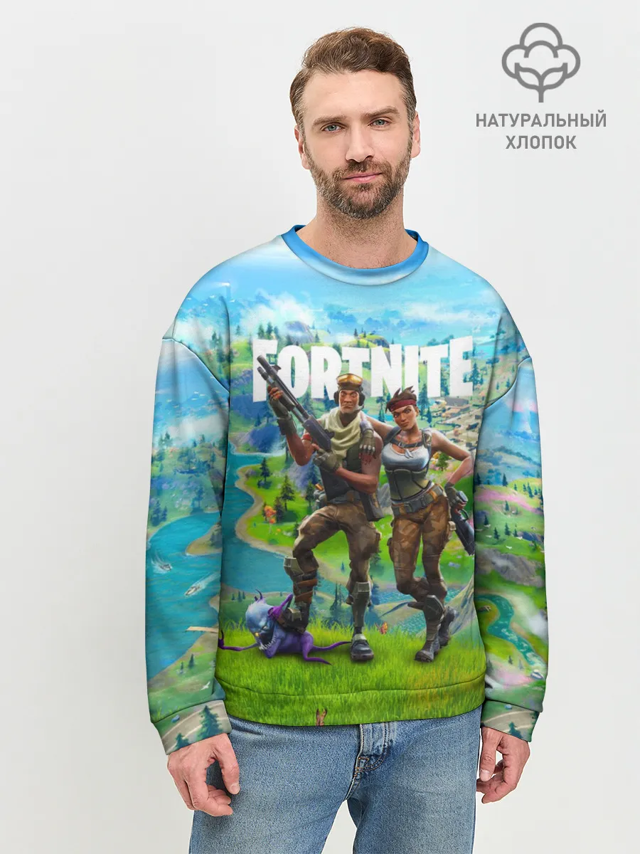 Мужской свитшот базовый / Fortnite