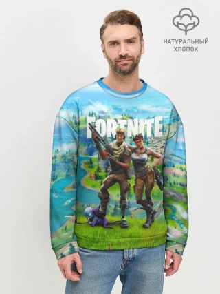 Мужской свитшот базовый / Fortnite