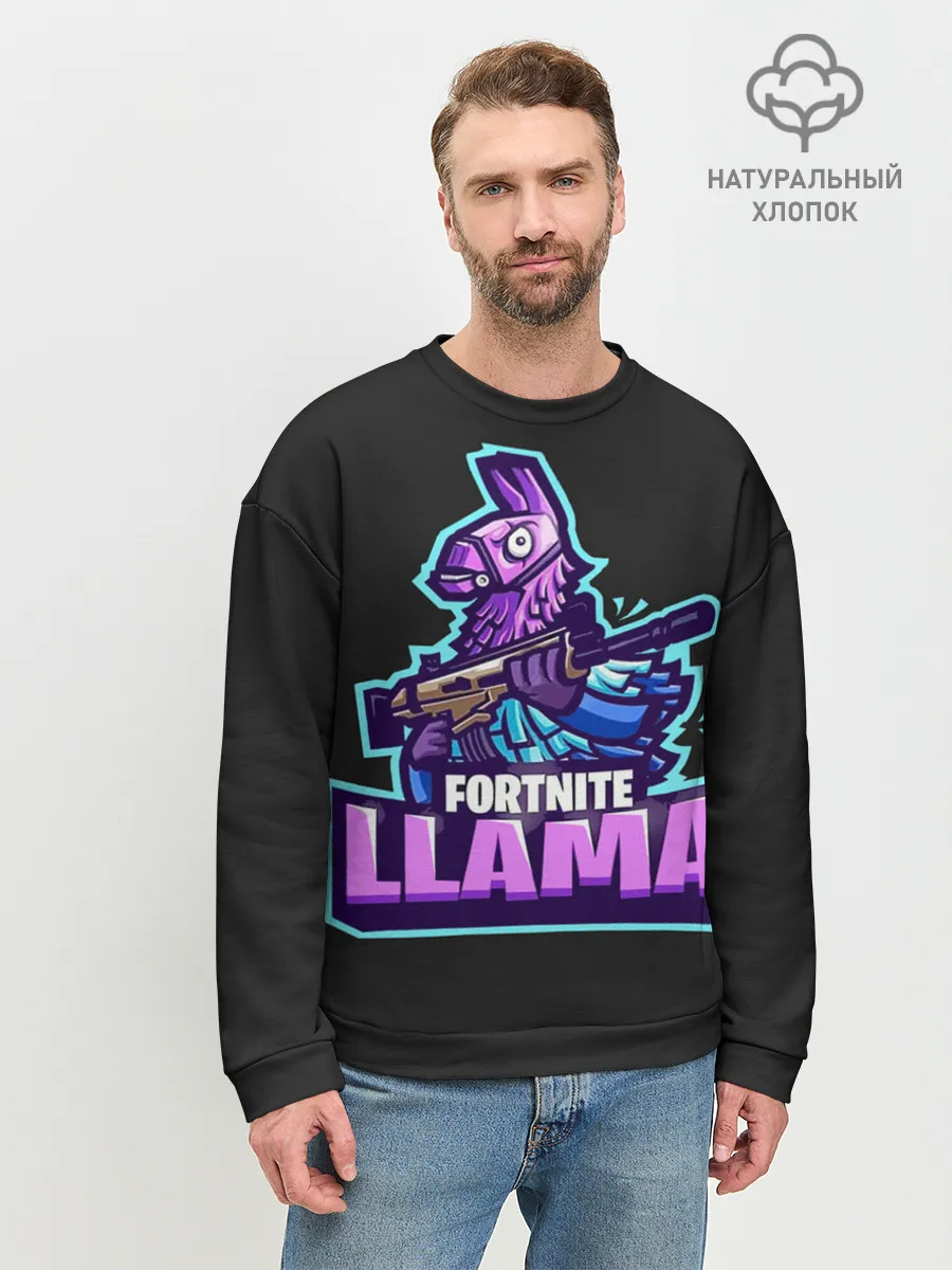 Мужской свитшот базовый / Fortnite LLAMA