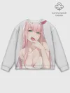 Мужской свитшот базовый / Ahegao Zero Two