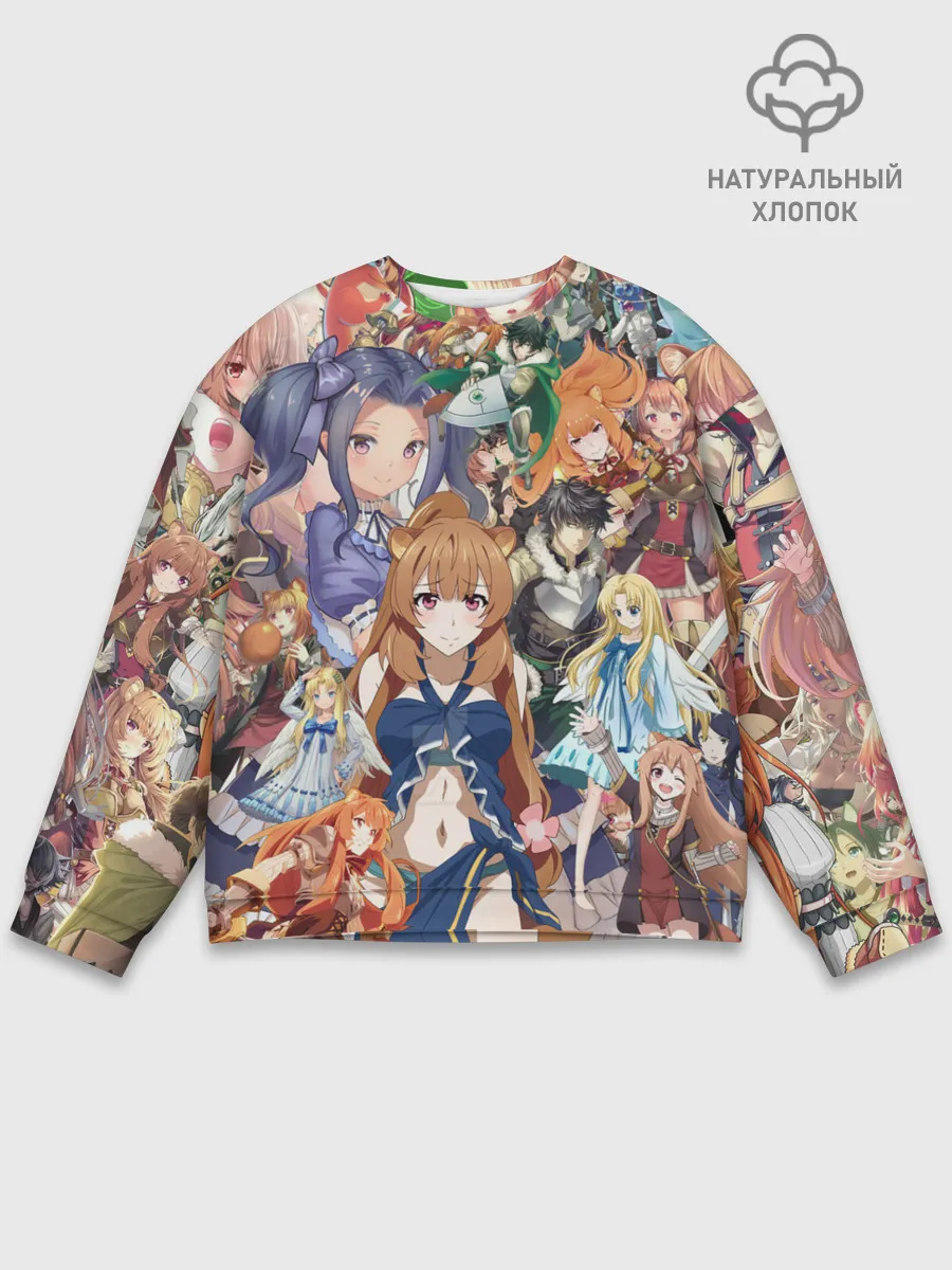 Мужской свитшот базовый / Восхождение Героя Щита