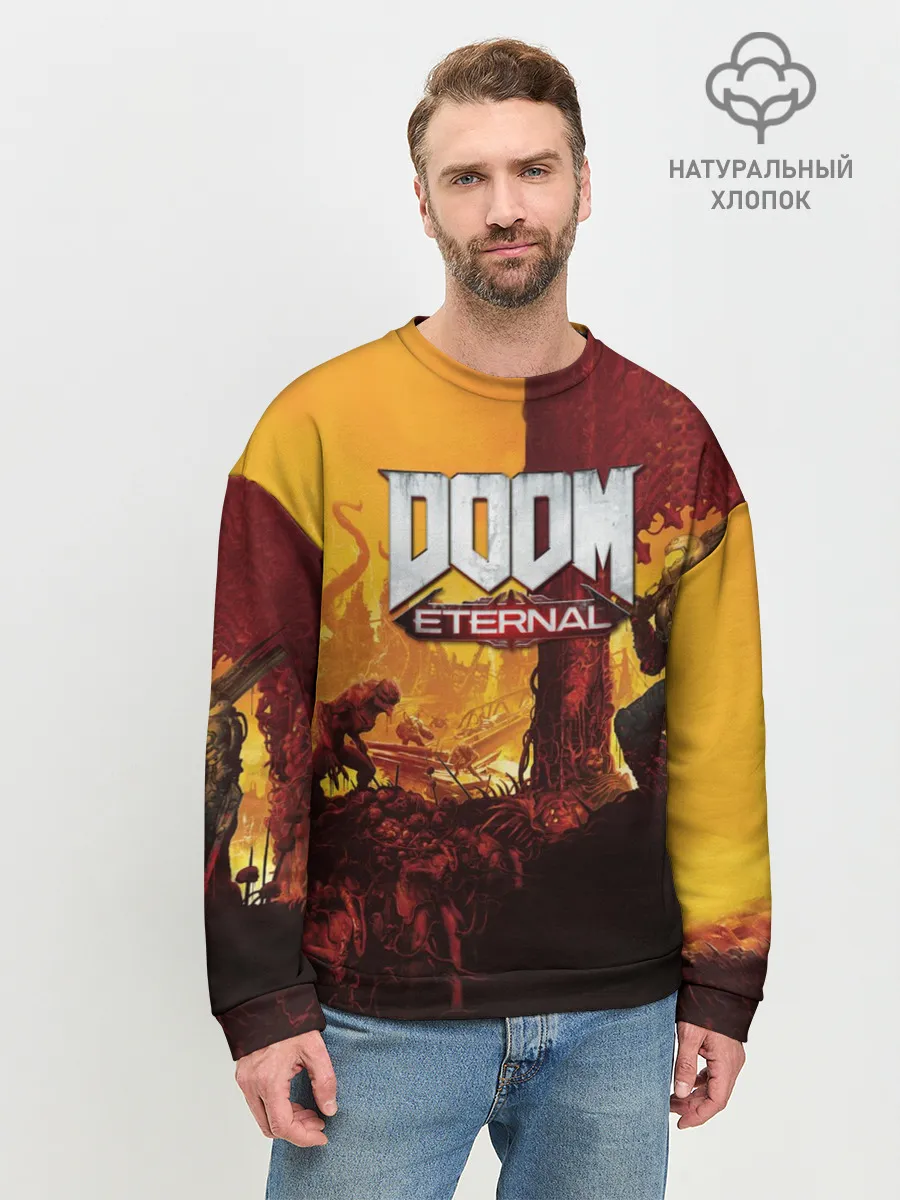Мужской свитшот базовый / DOOM eternal 2020