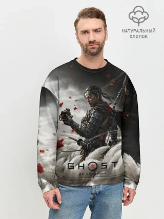 Мужской свитшот базовый / Ghost of Tsushima