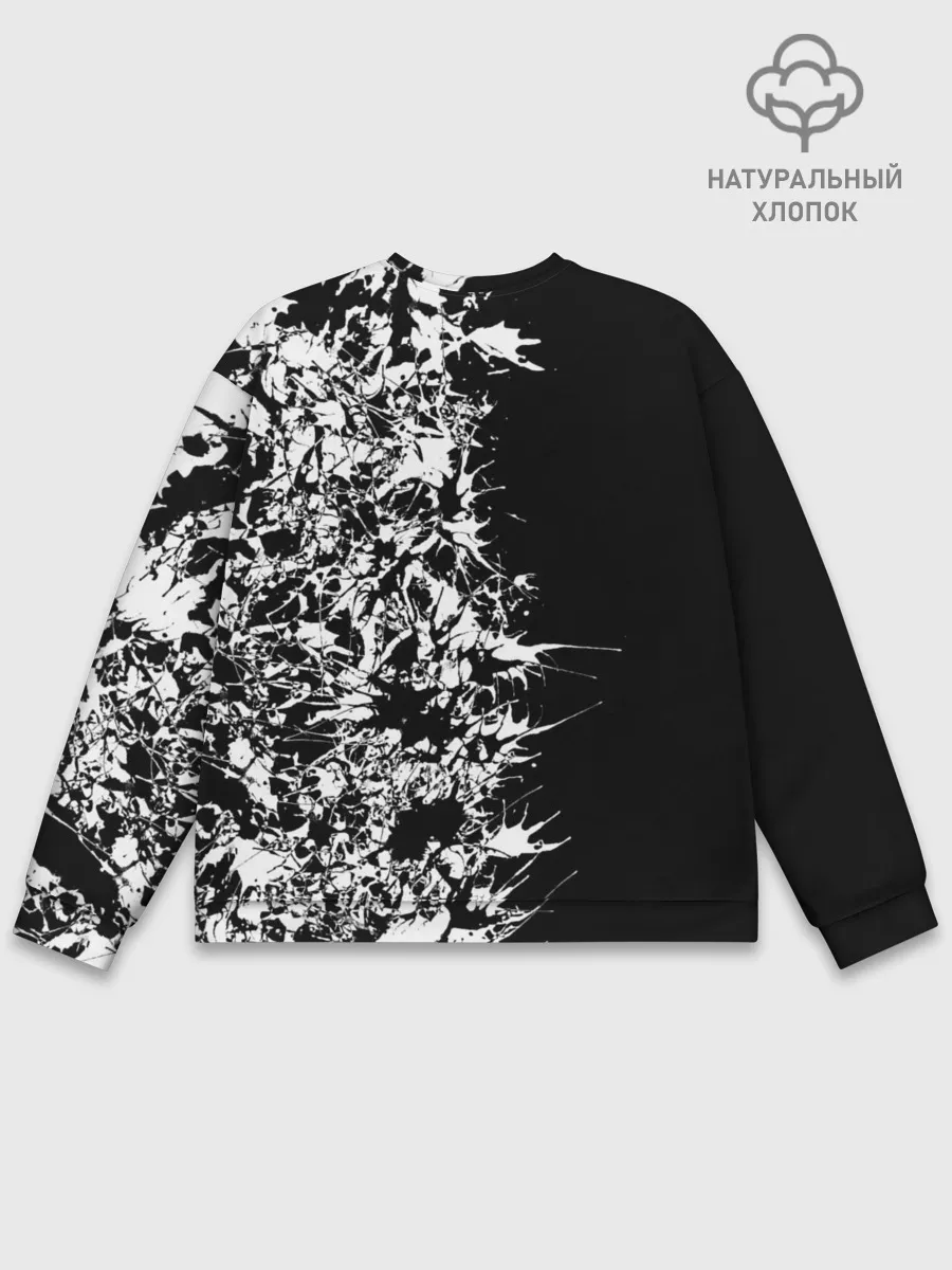 Мужской свитшот базовый / MONOKUMA держит руки