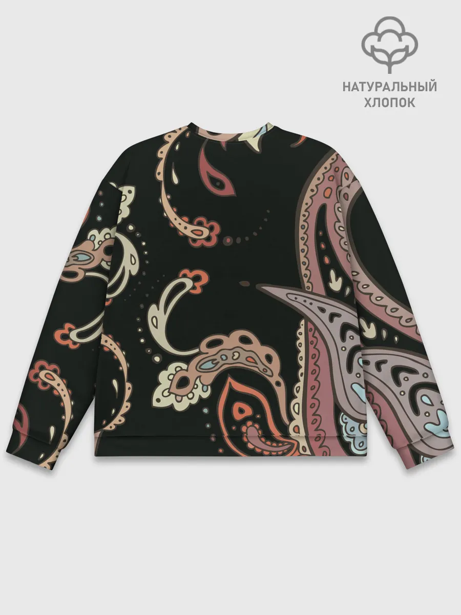 Мужской свитшот базовый / Расписной узор