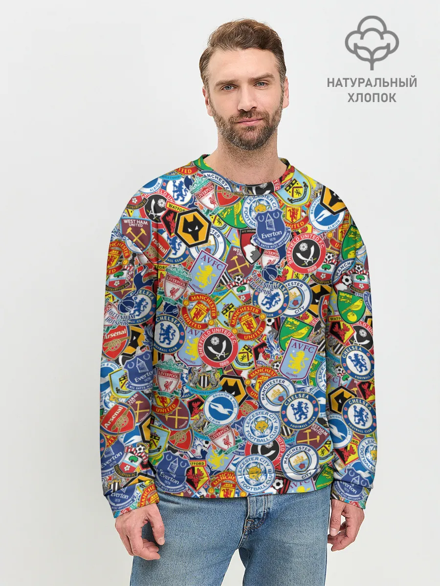 Мужской свитшот базовый / Английская Премьер Лига