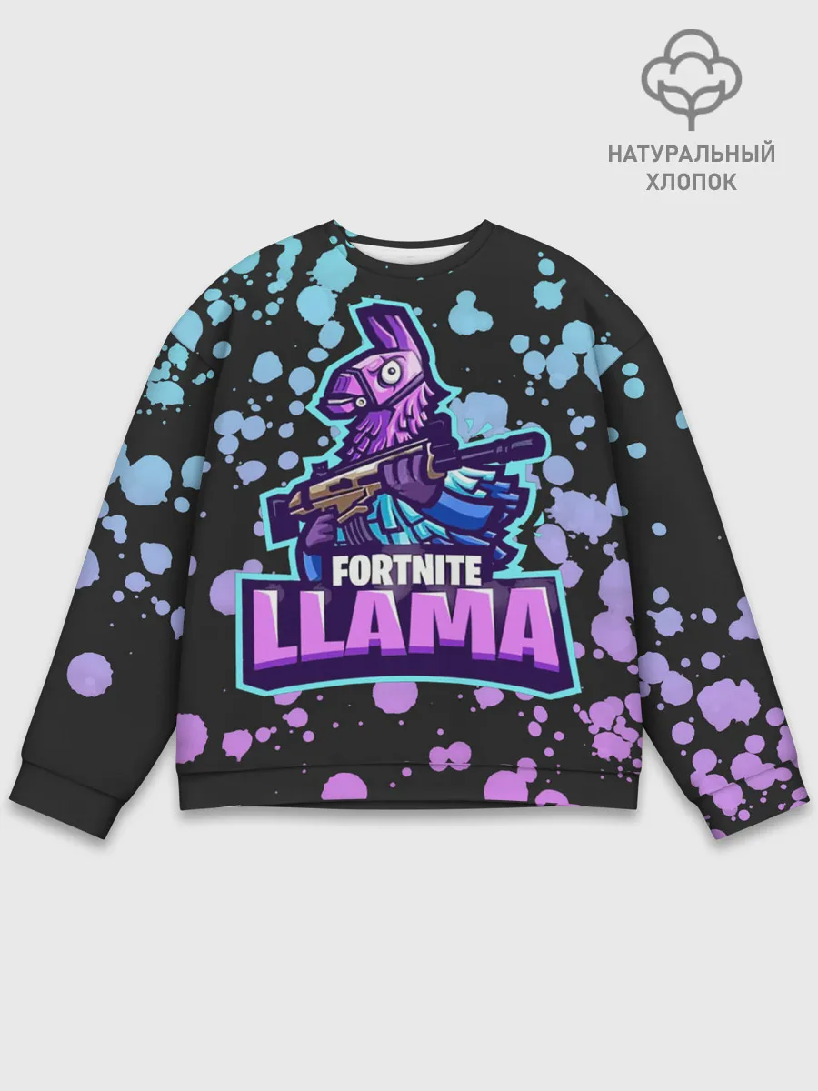 Мужской свитшот базовый / Fortnite LLAMA