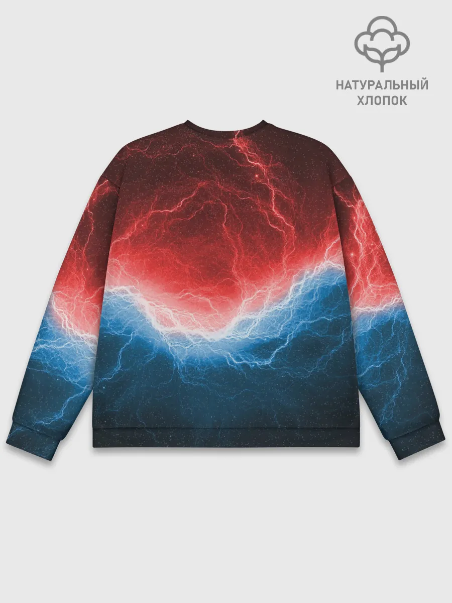 Мужской свитшот базовый / Огонь и лёд