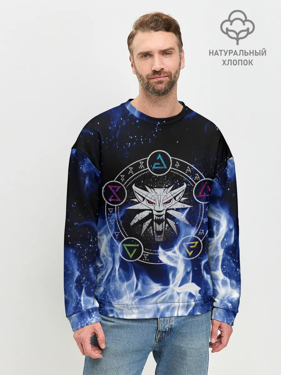 Мужской свитшот базовый / ВЕДЬМАК