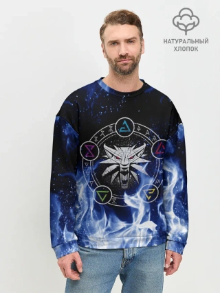 Мужской свитшот базовый / ВЕДЬМАК