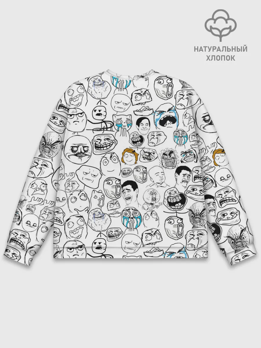 Мужской свитшот базовый / МЕМЫ