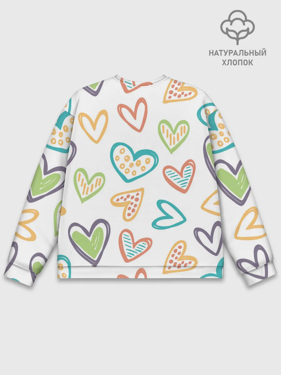 Мужской свитшот базовый / Сладкая парочка