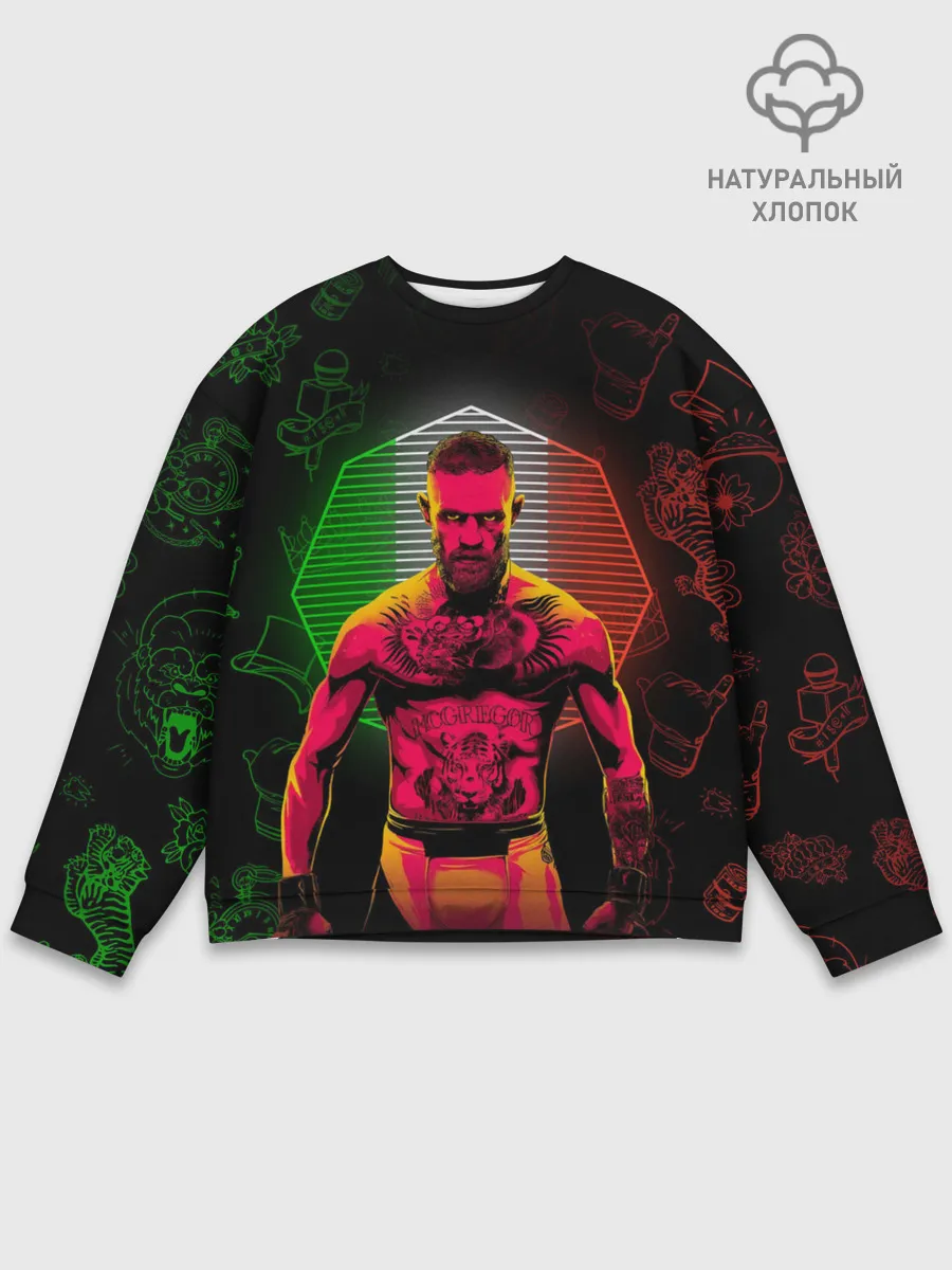 Мужской свитшот базовый / CONOR McGREGOR.