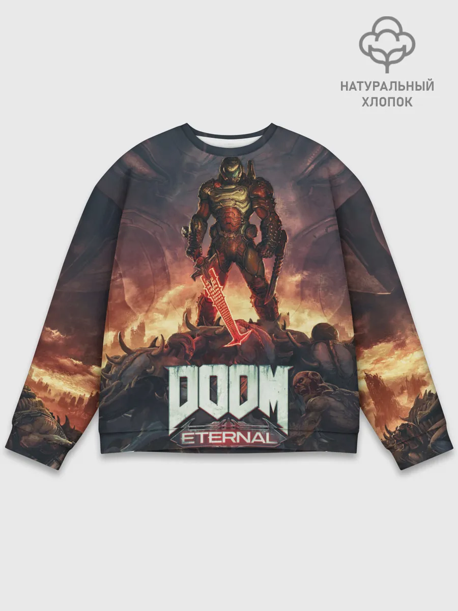 Мужской свитшот базовый / DOOM ETERNAL