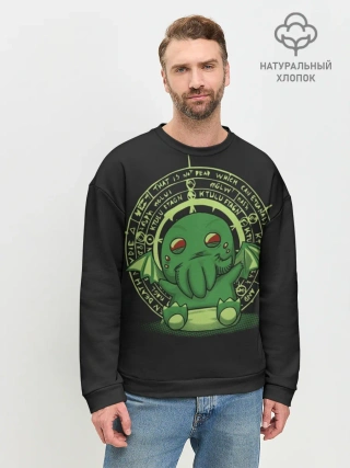 Мужской свитшот базовый / Ктулху