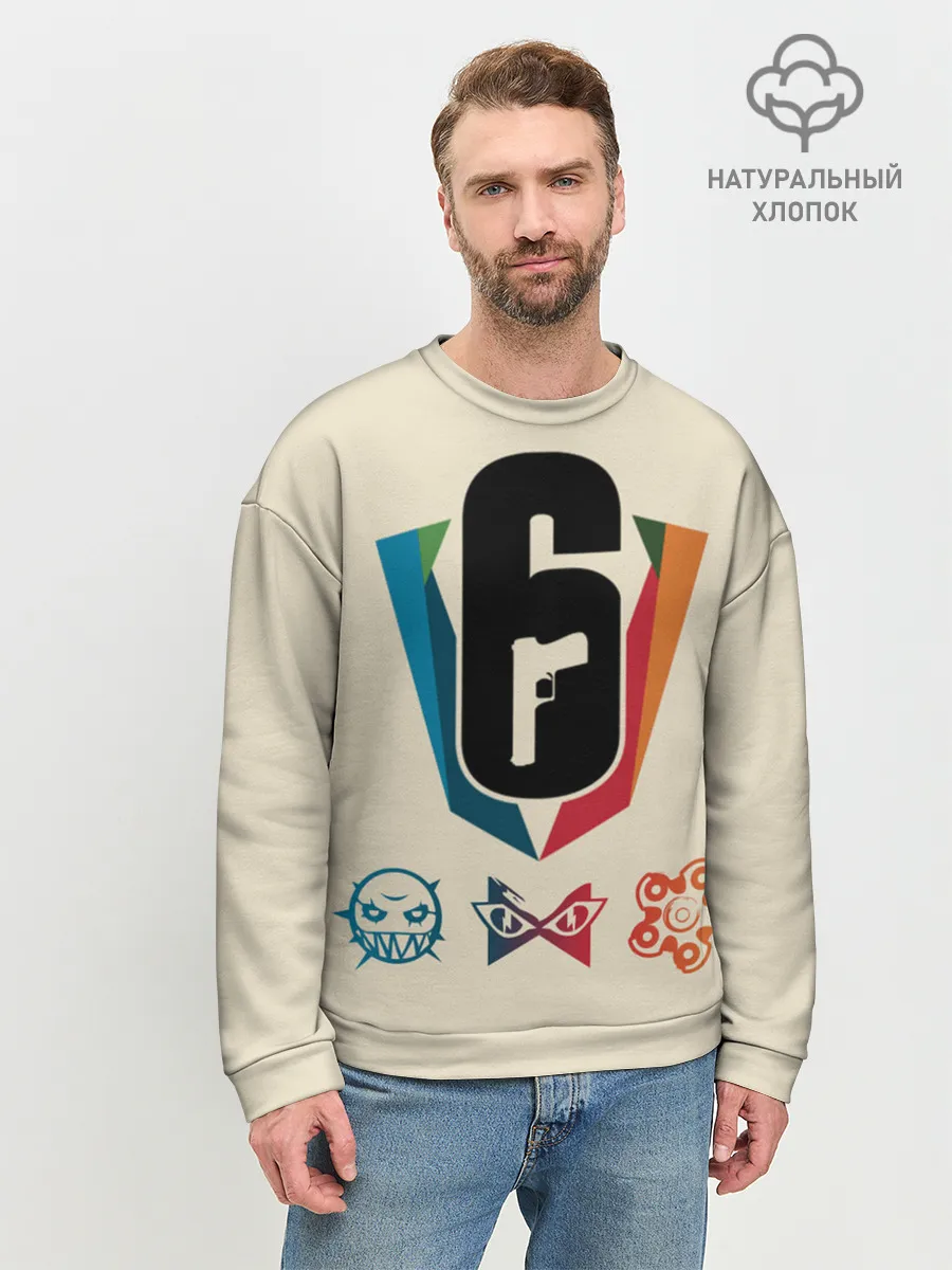 Мужской свитшот базовый / Rainbow Six Siege