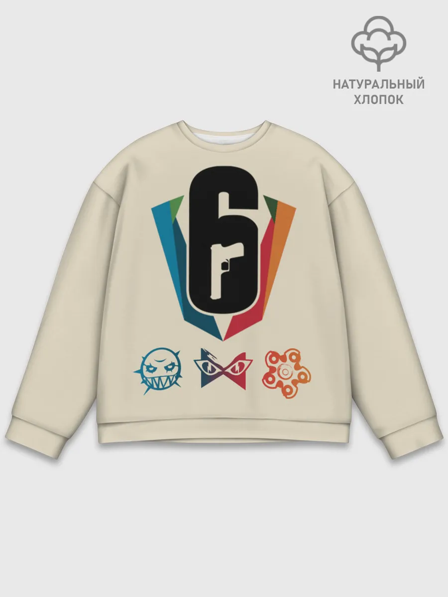 Мужской свитшот базовый / Rainbow Six Siege