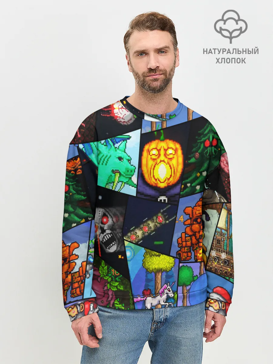 Мужской свитшот базовый / Terraria allpic