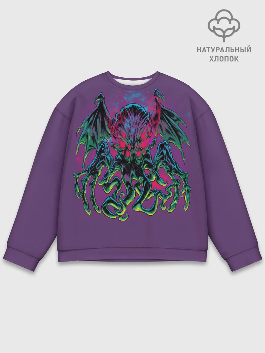 Мужской свитшот базовый / Ктулху