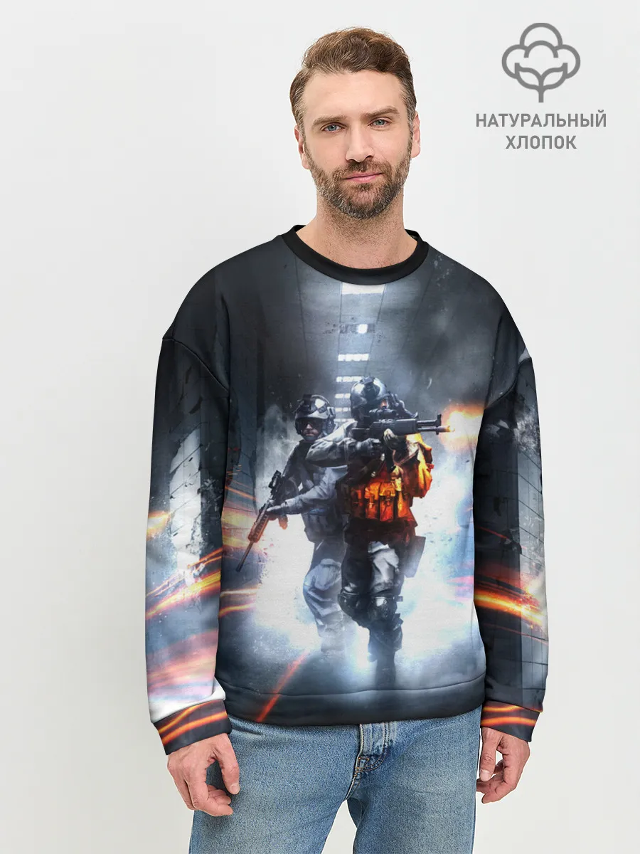 Мужской свитшот базовый / Battlefield