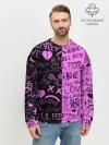 Мужской свитшот базовый / LIL PEEP LOGOBOMBING BLACK PINK