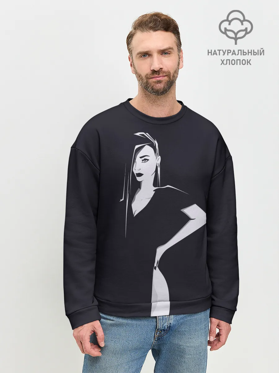 Мужской свитшот базовый / Girl