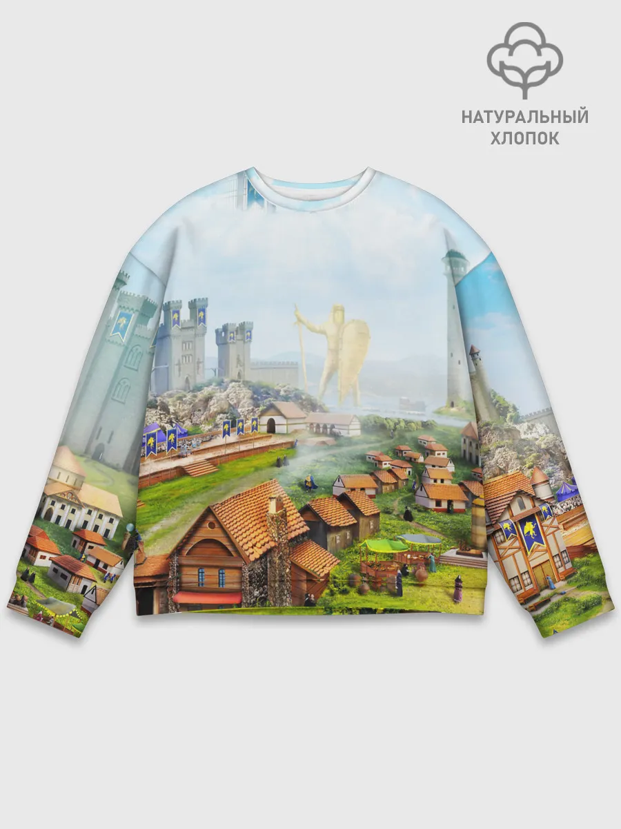 Мужской свитшот базовый / ГЕРОИ МЕЧА И МАГИИ