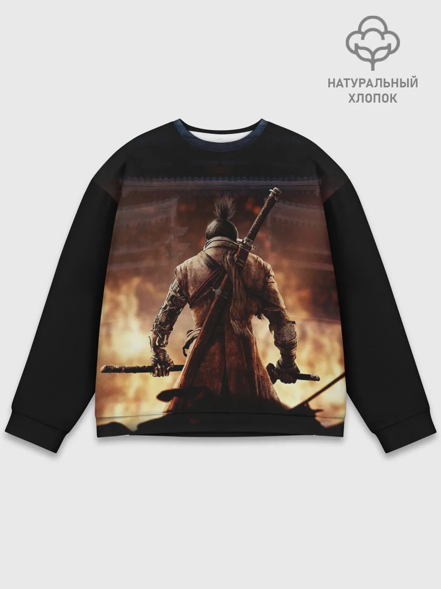 Мужской свитшот базовый / Sekiro shadows die twice