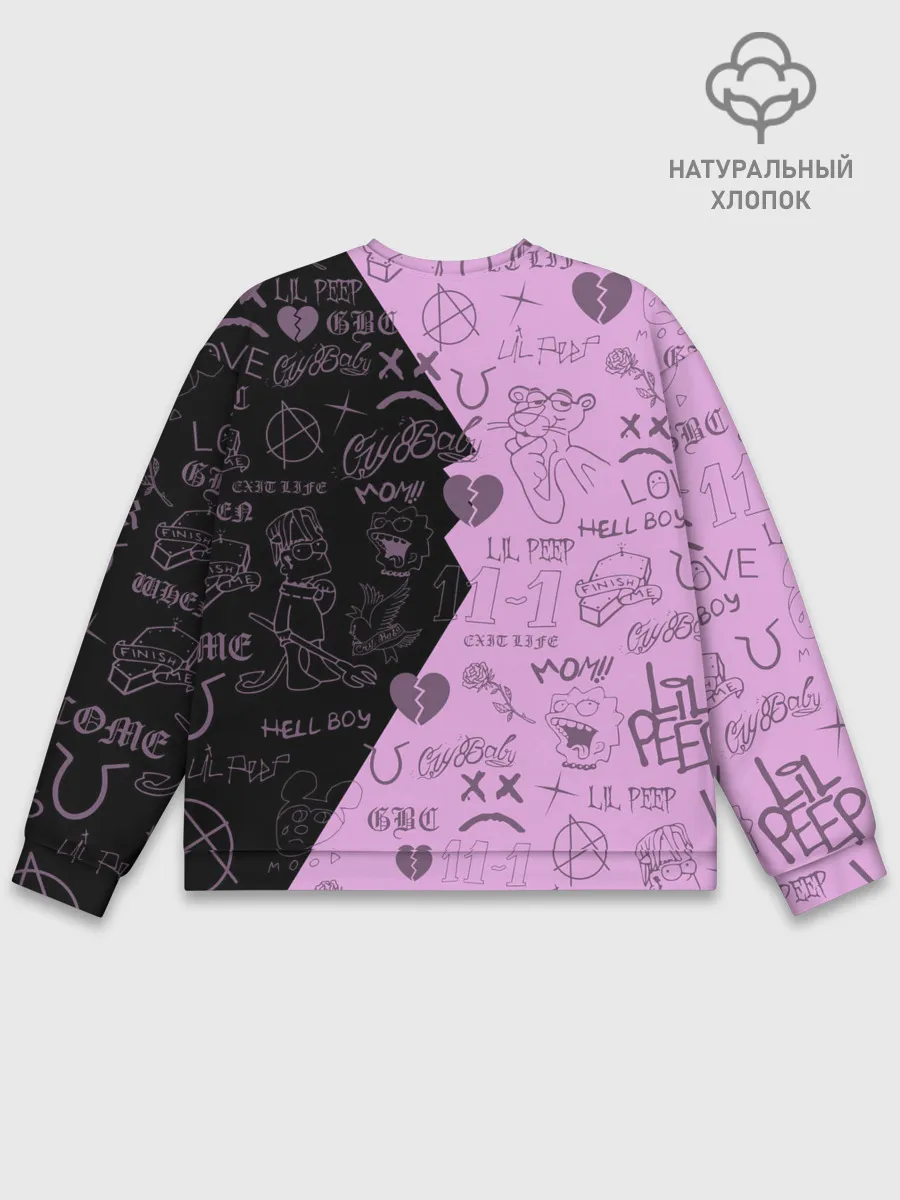 Мужской свитшот базовый / LIL PEEP.