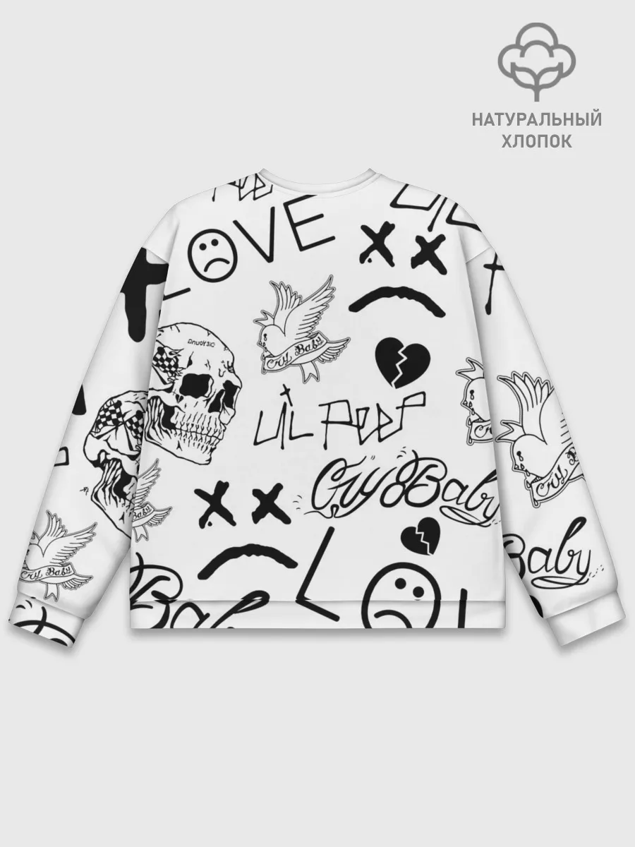 Мужской свитшот базовый / Lil Peep