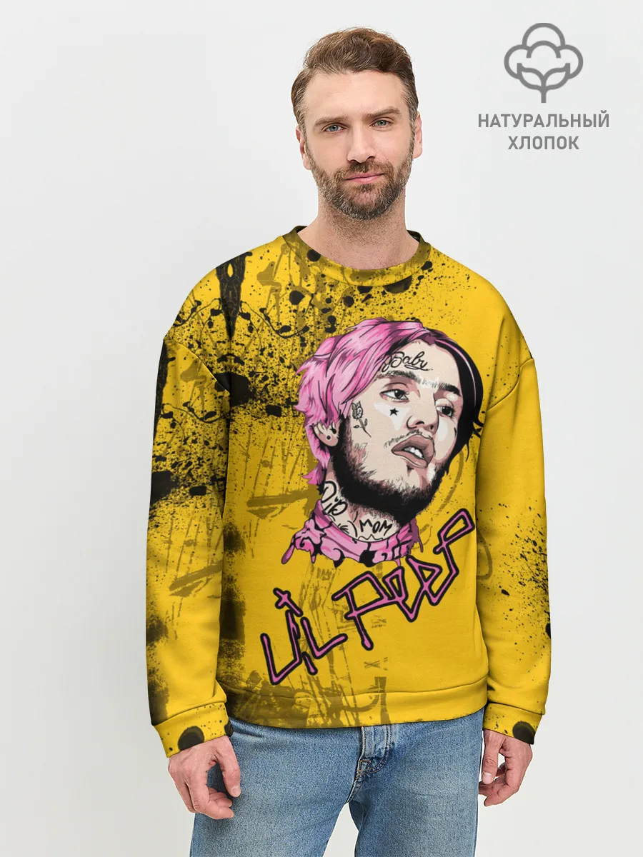 Мужской свитшот базовый / Lil Peep