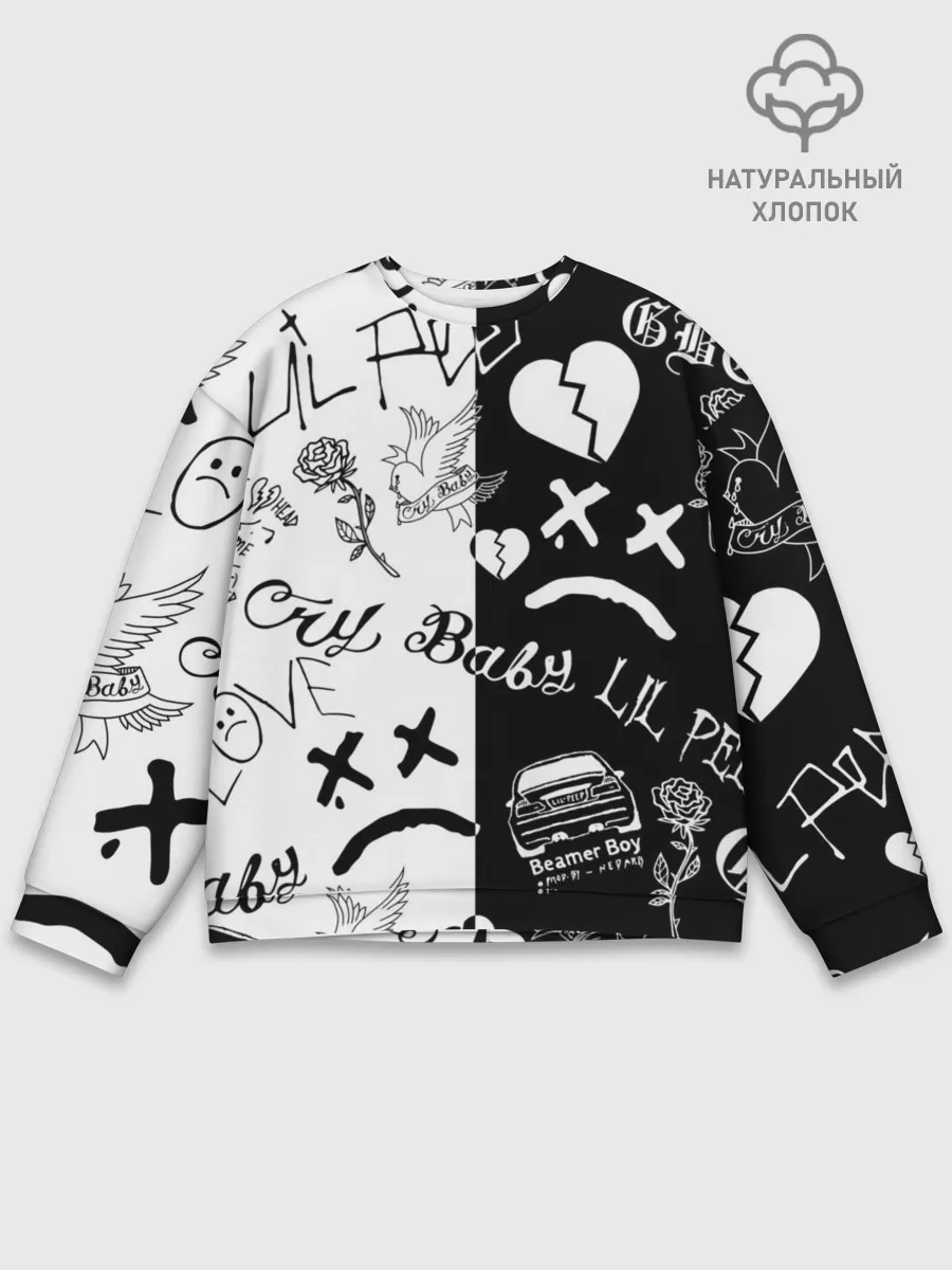 Мужской свитшот базовый / LIL PEEP