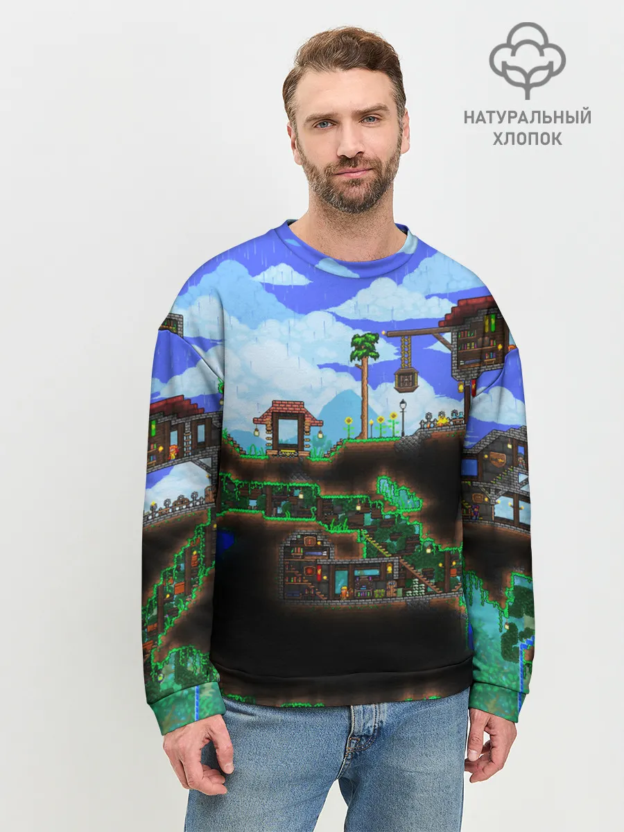 Мужской свитшот базовый / TERRARIA EXCLUSIVE