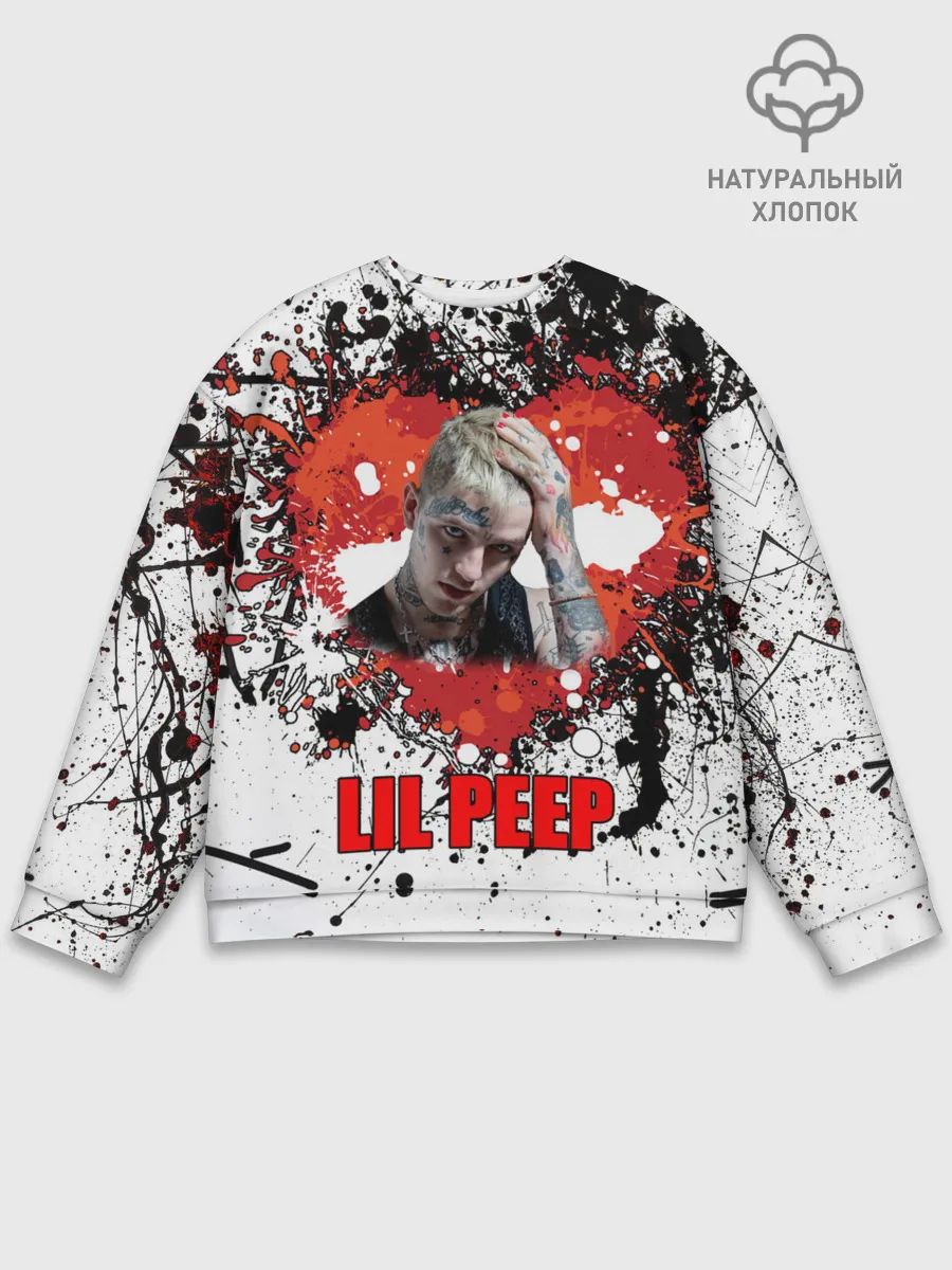 Мужской свитшот базовый / Lil Peep
