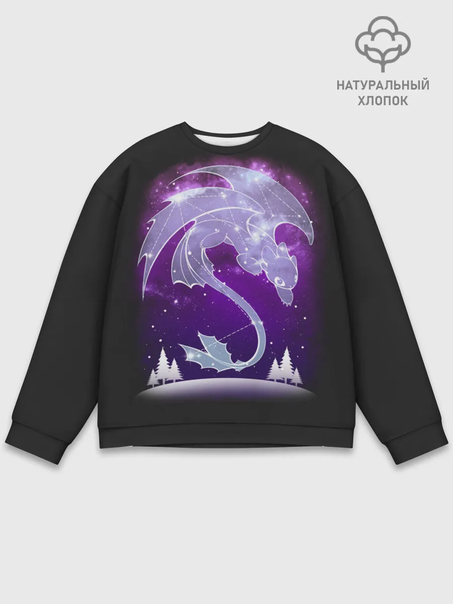 Мужской свитшот базовый / Как приручить дракона