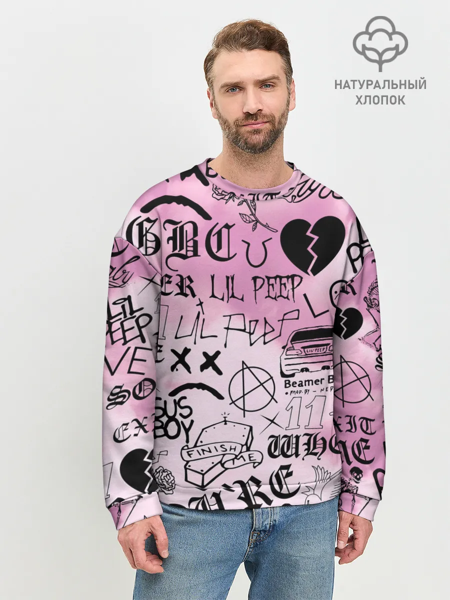 Мужской свитшот базовый / LIL PEEP.