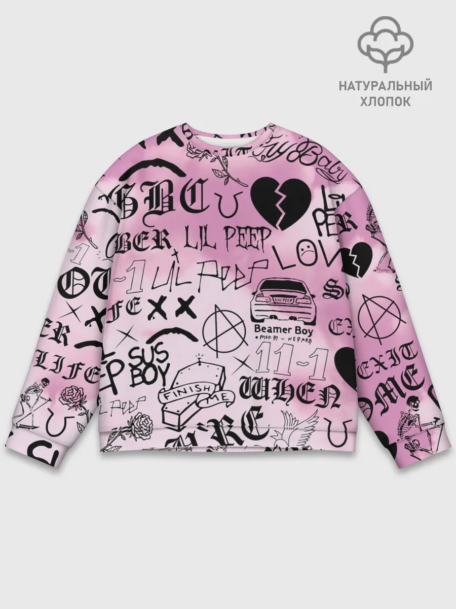 Мужской свитшот базовый / LIL PEEP.