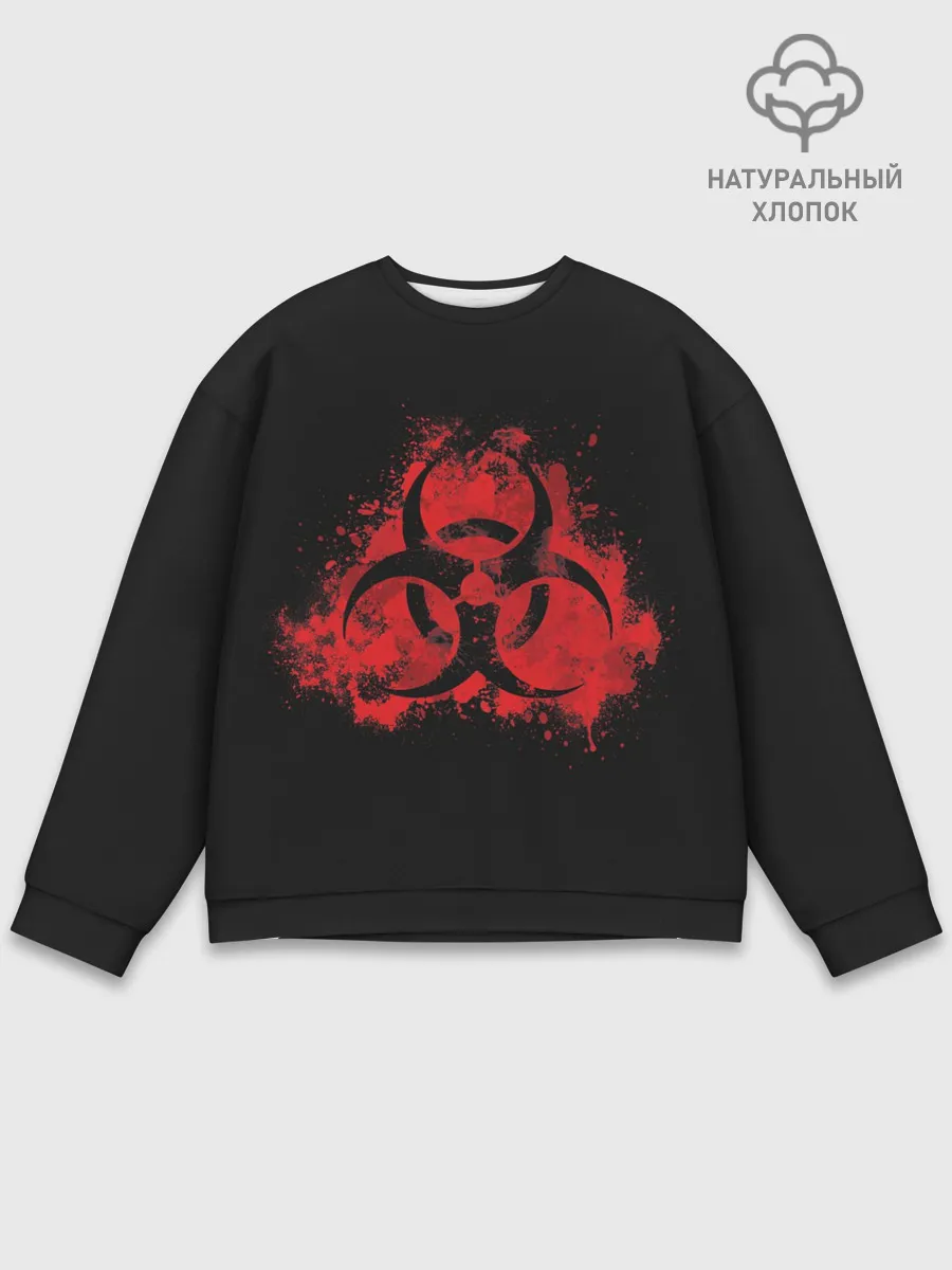 Мужской свитшот базовый / Plague Inc.