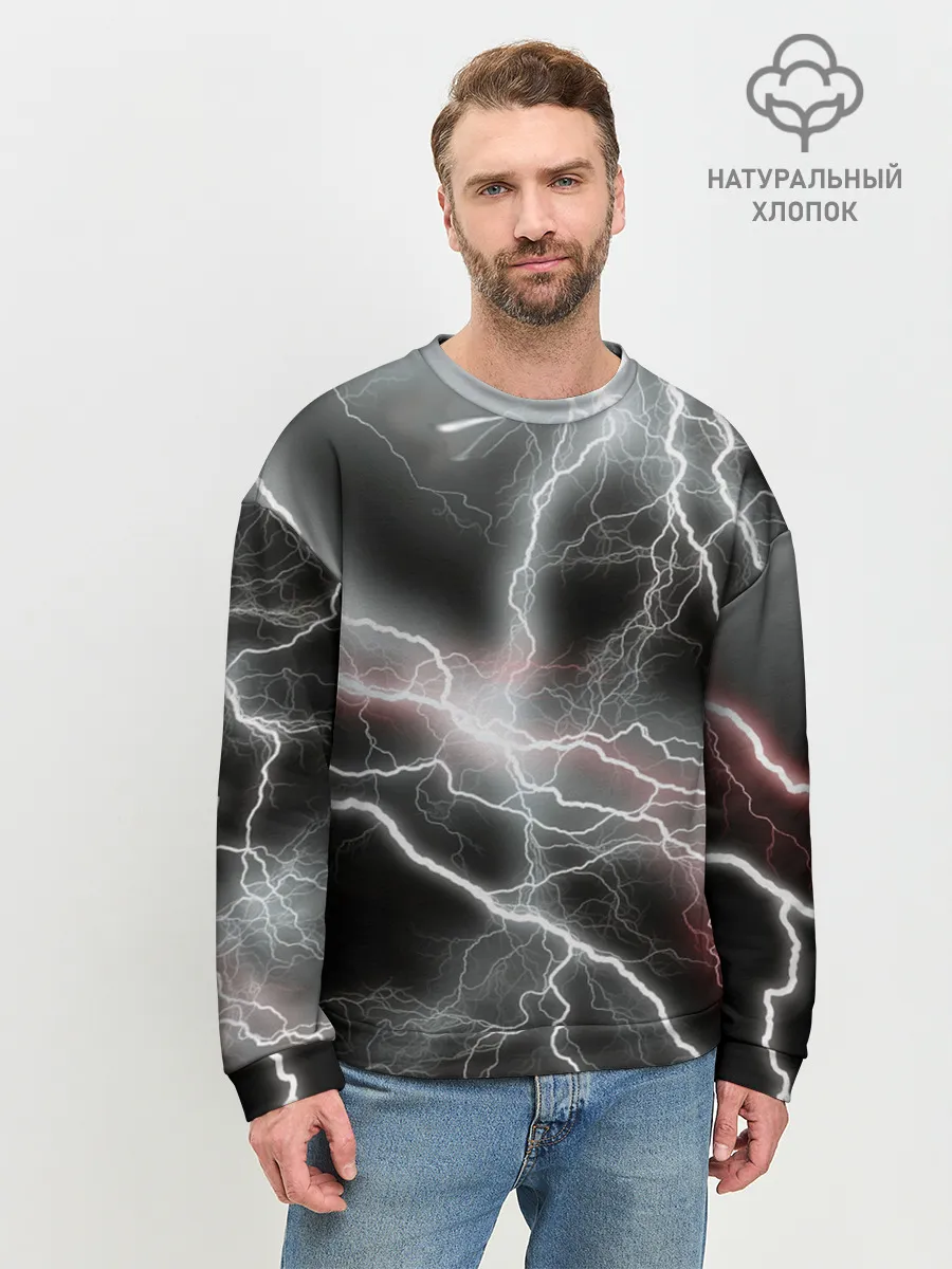 Мужской свитшот базовый / молния