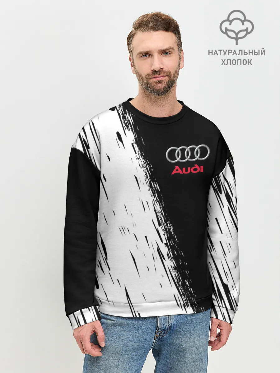 Мужской свитшот базовый / AUDI | АУДИ
